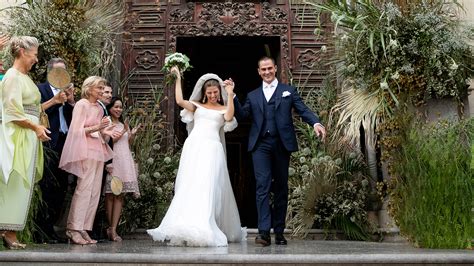 Pour son mariage à Palerme, Ginevra Piersanti Fendi .